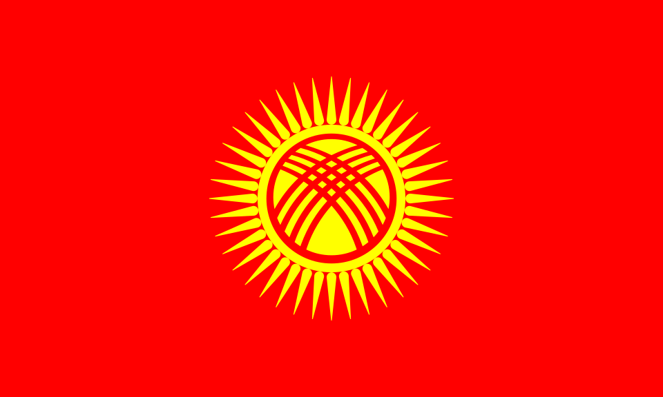 Kyrgyzstan Flag